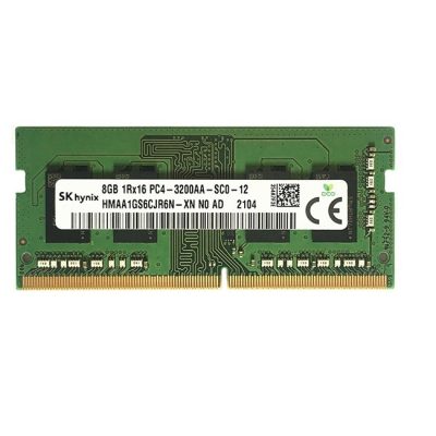 رم لپ تاپ ۸ گیگابایت DDR4 باس ۳۲۰۰ Hynix مدل HMA81GS6DJR8N-XN